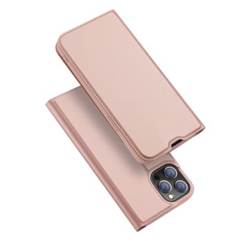 Чехол-книжка DUX DUCIS Skin Pro Series на iPhone 13 Pro - розовое золото