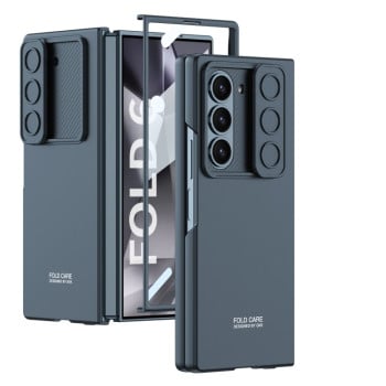 Протиударний чохол GKK Ultra-thin Sliding Window для Samsung Galaxy Fold 6 - зелений