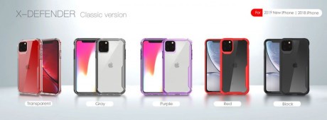 Чохол протиударний X-Fitted X-DEFENDER Classic Version для iPhone 12 mini - червоний