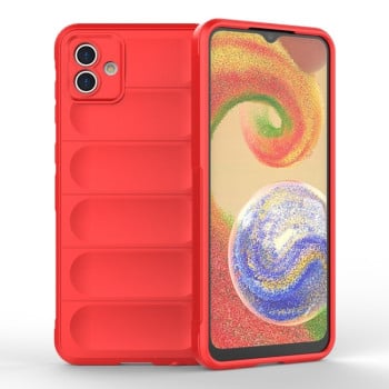 Силиконовый чехол Magic Flannel для Samsung Galaxy A04 4G - красный