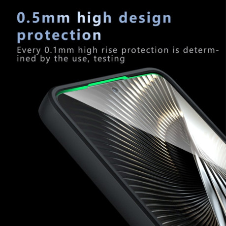 Протиударний чохол Armor Precise Hole PC Hybrid TPU для Xiaomi Poco F6 - чорний