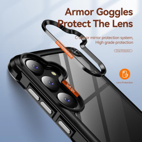 Протиударний чохол Lens Protection на Samsung Galaxy A57 5G — фіолетовий