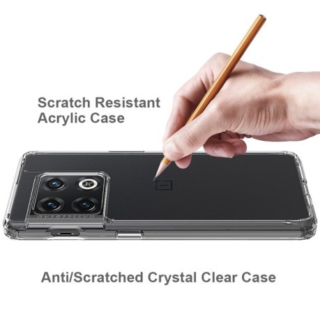Акриловый противоударный чехол HMC для OnePlus 10 Pro - прозрачный