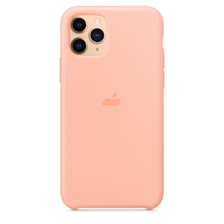 Силиконовый чехол Silicone Case Grapefruit на iPhone 11 Pro-премиальное качество