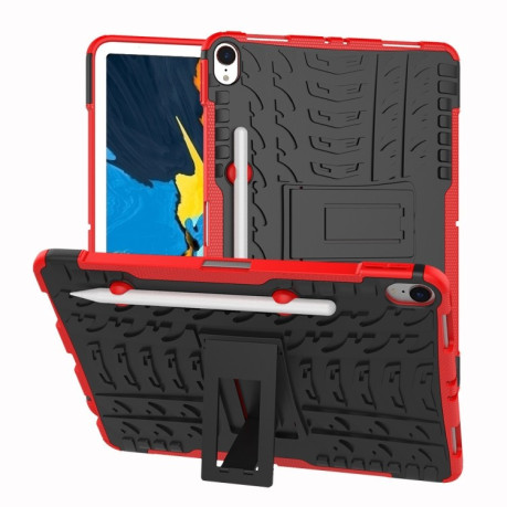 Противоударный чехол- накладка Tire Texture на iPad Pro 11 2018-Красный
