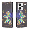 Чохол-книжка Colored Drawing Pattern для Xiaomi Redmi Note 13 Pro+ 5G - Butterfly