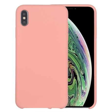 Протиударний чохол Liquid Silicone для iPhone XR - світло-рожевий