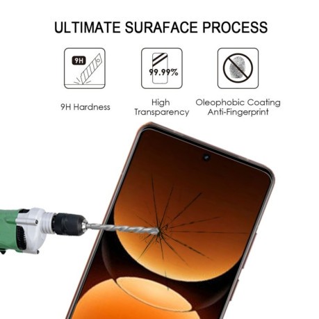 Защитное стекло 3D Curved Edge Full Screen для Realme GT7 Pro / GT7 Pro - черное
