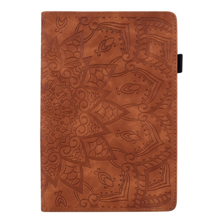 Чехол-книжка Calf Texture Embossed на iPad Pro 11 2024 - коричневый