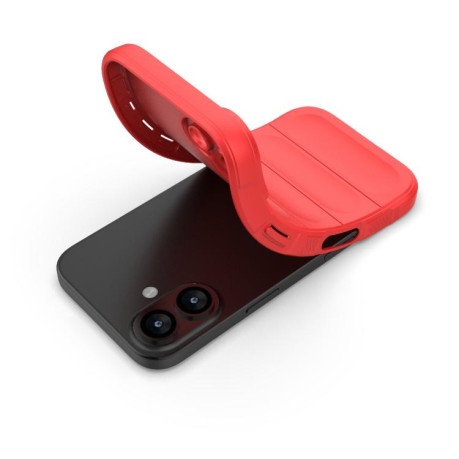 Силиконовый чехол Magic Flannel для iPhone 17 - темно-серый