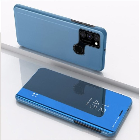 Чехол-книжка Clear View на Samsung Galaxy A21S - синий