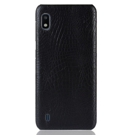 Ударопрочный чехол Crocodile Texture на Samsung Galaxy A10-черный