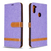 Чохол-книжка Color Matching Denim Texture на Samsung Galaxy A11/M11 - фіолетовий