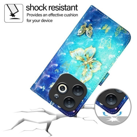 Чехол-книжка 3D Painting для Infinix Smart 8 - Butterfly