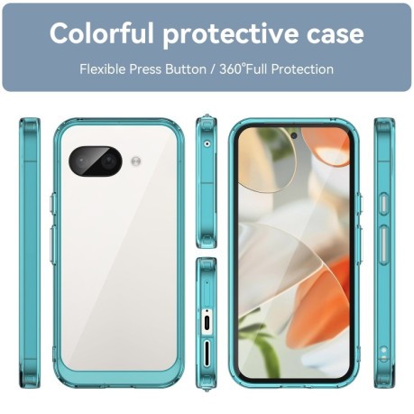 Протиударний чохол Colorful Acrylic Series для Google Pixel 9a - синій