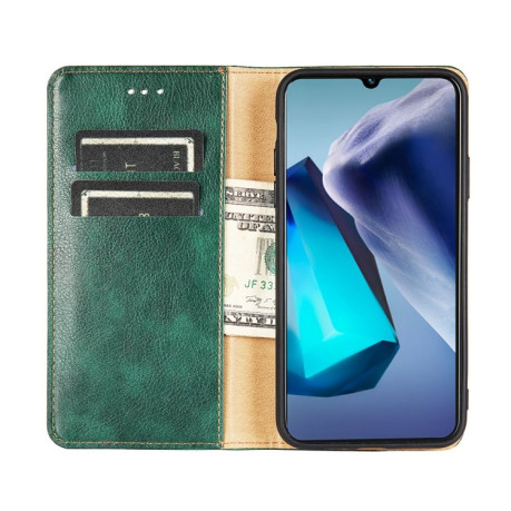 Чехол-книжка Gloss Oil Solid для Realme GT2 Explorer Master - коричневый
