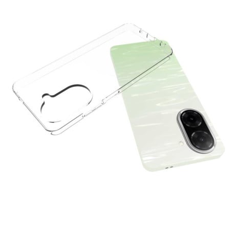 Силиконовый прозрачный чехол Waterproof Texture на Xiaomi Redmi A5 4G 173.3mm - прозрачный
