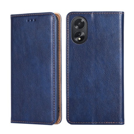 Чохол-книжка Gloss Oil Solid для OPPO A38 4G / A18 4G - синій