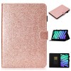 Чехол-книжка Varnish Glitter Powder для iPad mini 6 - розовое золото