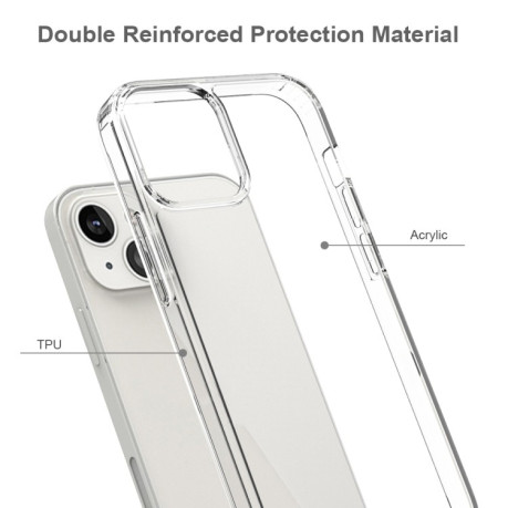 Акриловый противоударный чехол HMC для iPhone 13 - прозрачный