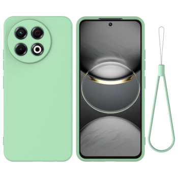 Силиконовый чехол Solid Color Liquid Silicone на Tecno Spark 30 Pro 4G — зелёный