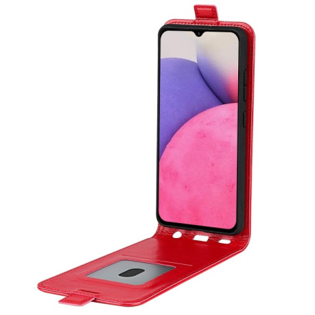 Флип-чехол R64 Texture Single на Samsung Galaxy A33 5G - красный
