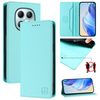Чехол-книжка RC01 Dual-Folded Magnetic Suction RFID на Xiaomi Redmi Note 15 4G / 5G /Poco M8  — мятно-зеленый