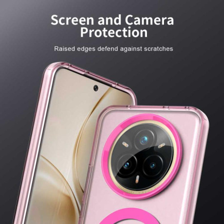 Candy Magsafe PC Hybrid TPU протиударний чохол для Realme 14 Pro+ 5G - червоний