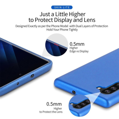 Ультратонкий чохол-накладка DUX DUCIS Skin Lite Series на Samsung Galaxy Note 10-синій