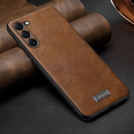 Чохол SULADA Handmade для Samsung Galaxy S25 5G - коричневий