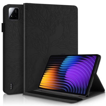 Чохол-книжка Tree Life Series Embossed Leather для Xiaomi Pad 7/7 Pro - чорний