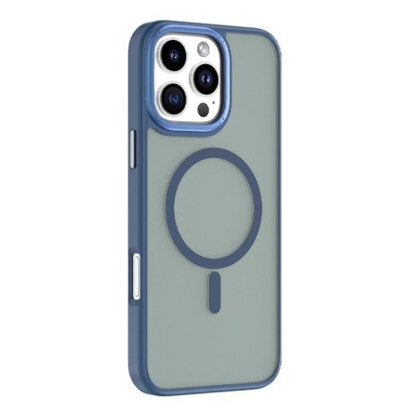 Чохол Mutural Skin Feel Series Frosted MagSafe Magnetic для iPhone 16 Pro - синій