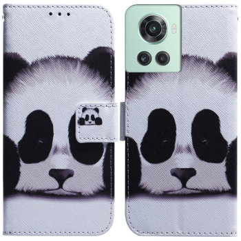 Чохол-книжка Coloured Drawing для OnePlus 10R / Ace - Panda
