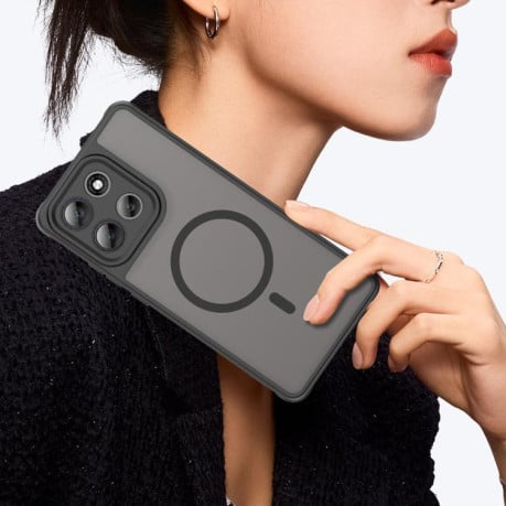 Чохол Fan Dun Series гібрид з Magsafe та захистом камери на Motorola Moto G86 5G - чорний