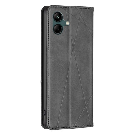 Чехол-книжка Rhombus Texture для Samsung Galaxy A05 - черный