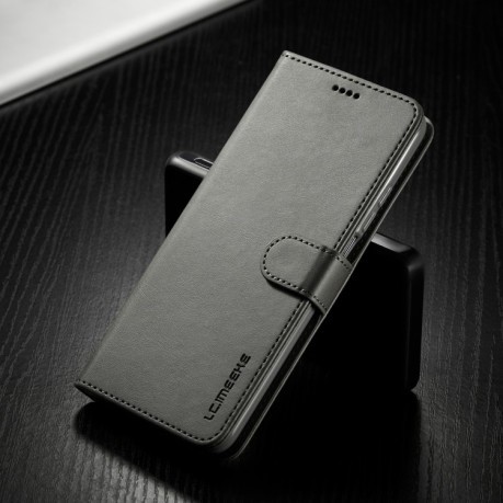 Чехол книжка LC.IMEEKE Calf Texture на Xiaomi Mi 10T / 10T Pro - серый