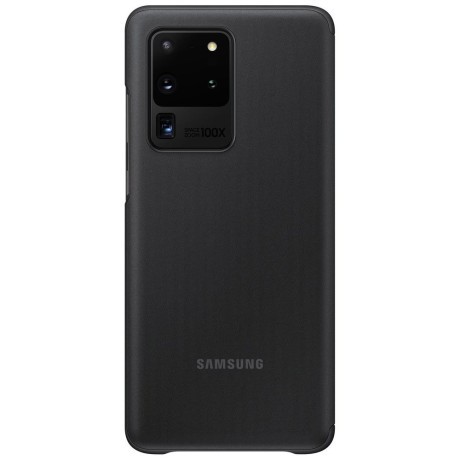 Оригинальный чехол-книжка Samsung Clear View Standing Cover для Samsung Galaxy S20 Ultra black (EF-ZG988CBEGRU)