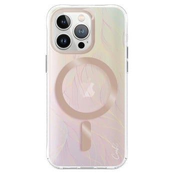 Оригинальный чехол Uniq Coehl Willow Magnetic Charging для iPhone 15 Pro Max - opal/iridescent