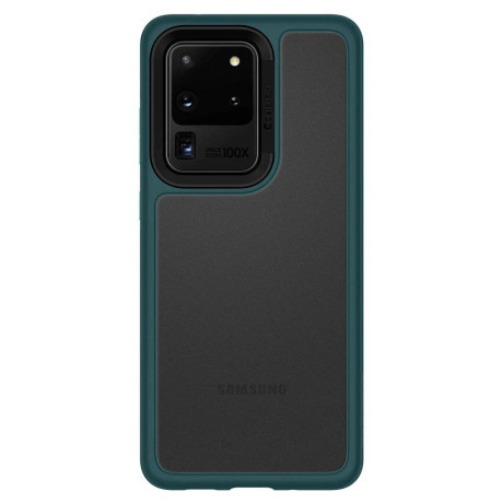 Оригинальный чехол Spigen Ciel Color Brick на Samsung Galaxy S20 Ultra Forest Green