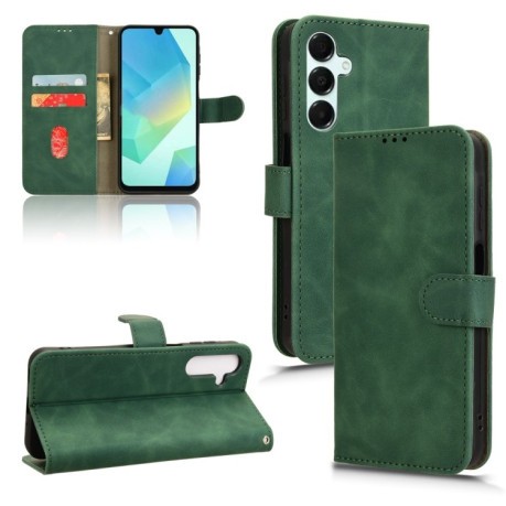 Чохол-книжка Retro Skin Feel Business Magnetic для Samsung Galaxy A16 5G - зелений