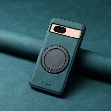 Чохол Denior A14 Skin Feel Rotating Holder MagSafe для Google Pixel 8a - синій