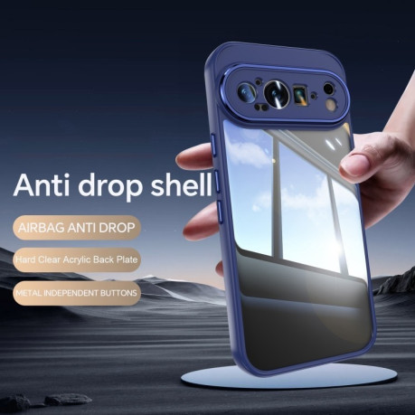 Протиударний чохол Acrylic Hybrid TPU Armor Shockproof для Google Pixel 9 Pro XL - синій