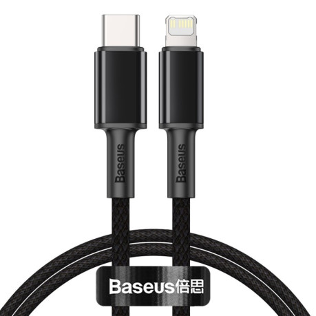 Кабель Baseus 20W 1m Type-C /Lightning для iPhone/iPad - черный
