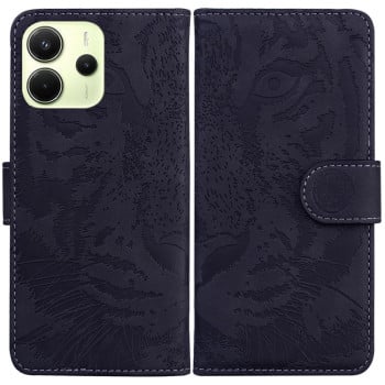 Чехол-книжка Tiger Embossing для Xiaomi Redmi Note 14 4G 164.84mm - черный