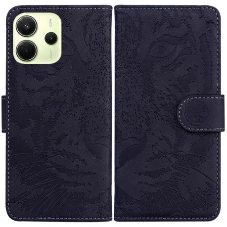 Чохол-книжка Tiger Embossing для Xiaomi Redmi Note 14 4G 164.84mm - чорний
