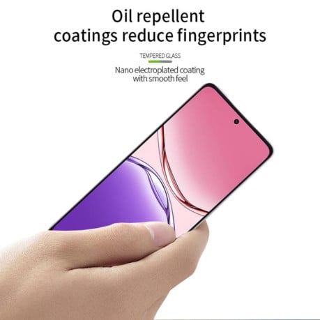 Захисне скло PINWUYO 9H 3D Full Screen на OPPO A5 Pro 4G / 5G Global - чорне