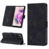 Чохол-книжка Global Skin-feel Flowers для Xiaomi Redmi Note 12S 4G - чорний