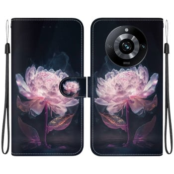 Чохол-книжка Crystal Texture Colored Drawing Series для Realme 11 Pro 5G / 11 Pro+ - Peony