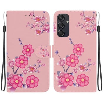 Чохол-книжка Colored Drawing Series для Samsung Galaxy M55 - Blossoms
