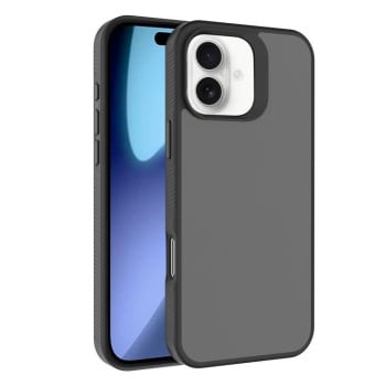 Чохол Kalebol Frosted PC Hybrid TPU для iPhone 17 - чорний